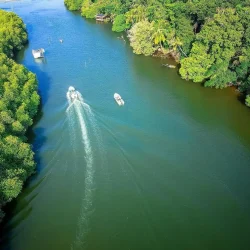 Madu-river-areal-view